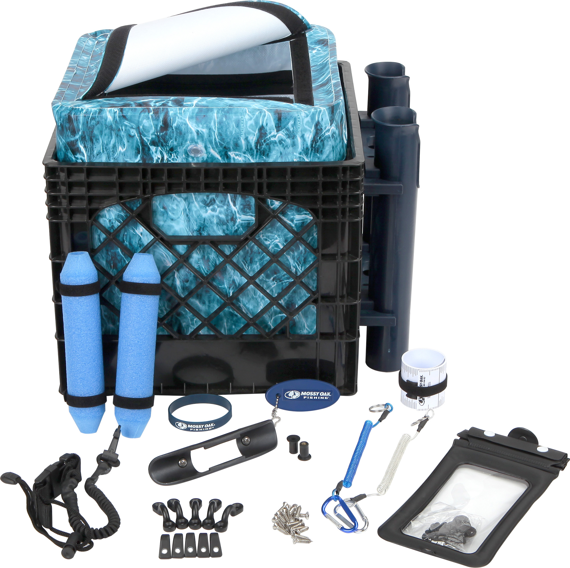 Fishing Kayak Crate - Kayak Storage Crate with Dry Bag