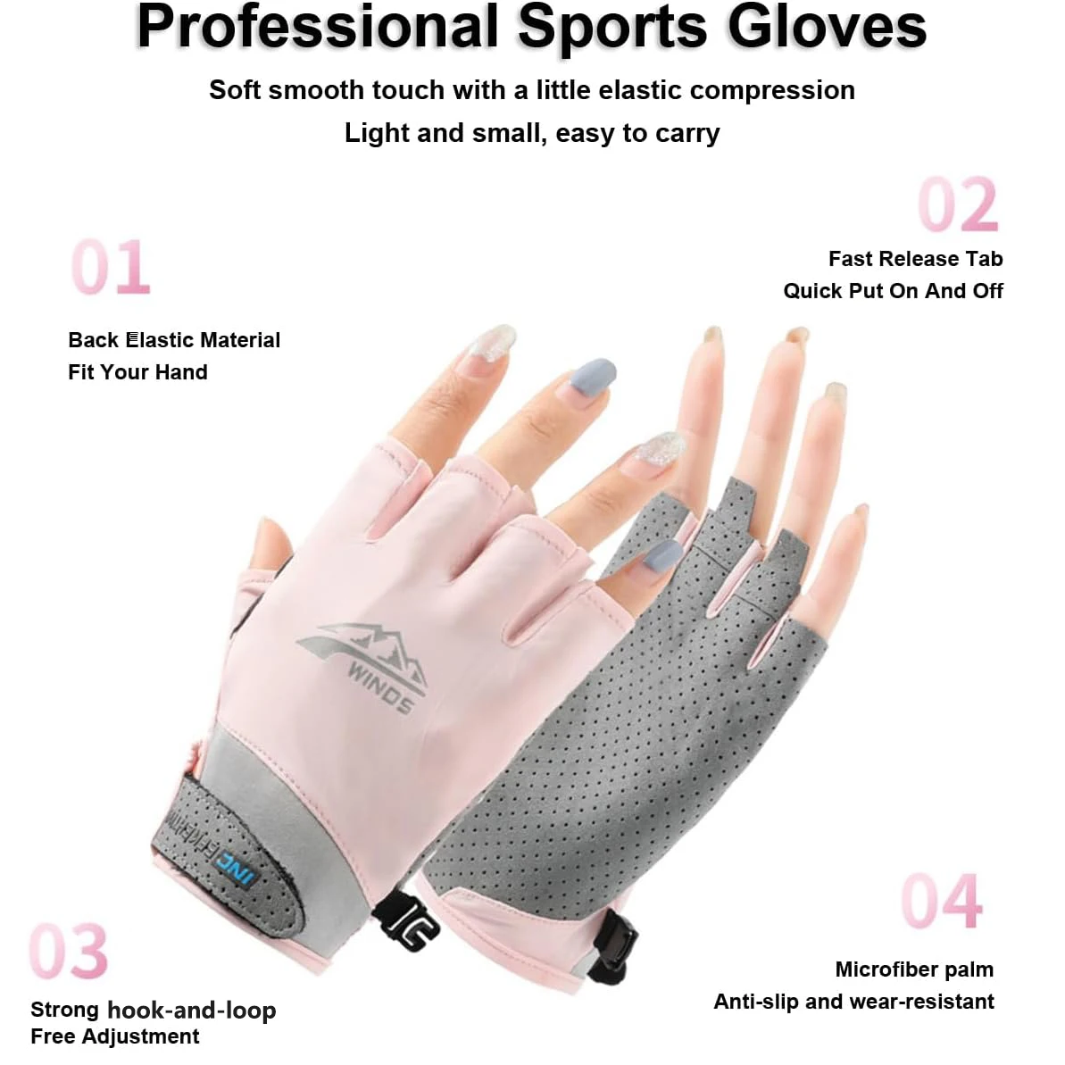 1 Pair Fingerless Driving/Fish - Fishing Kayak Paddle incelemesi ve fiyatı