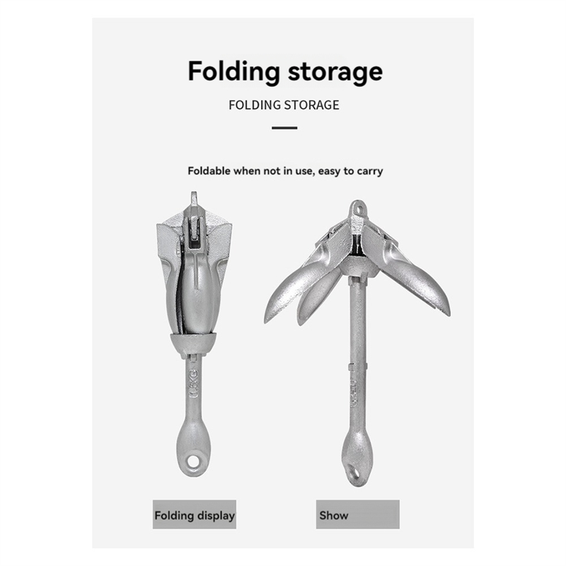 AB56-0.7KG Steel Folding Water - Fishing Kayak Anchor incelemesi ve fiyatı