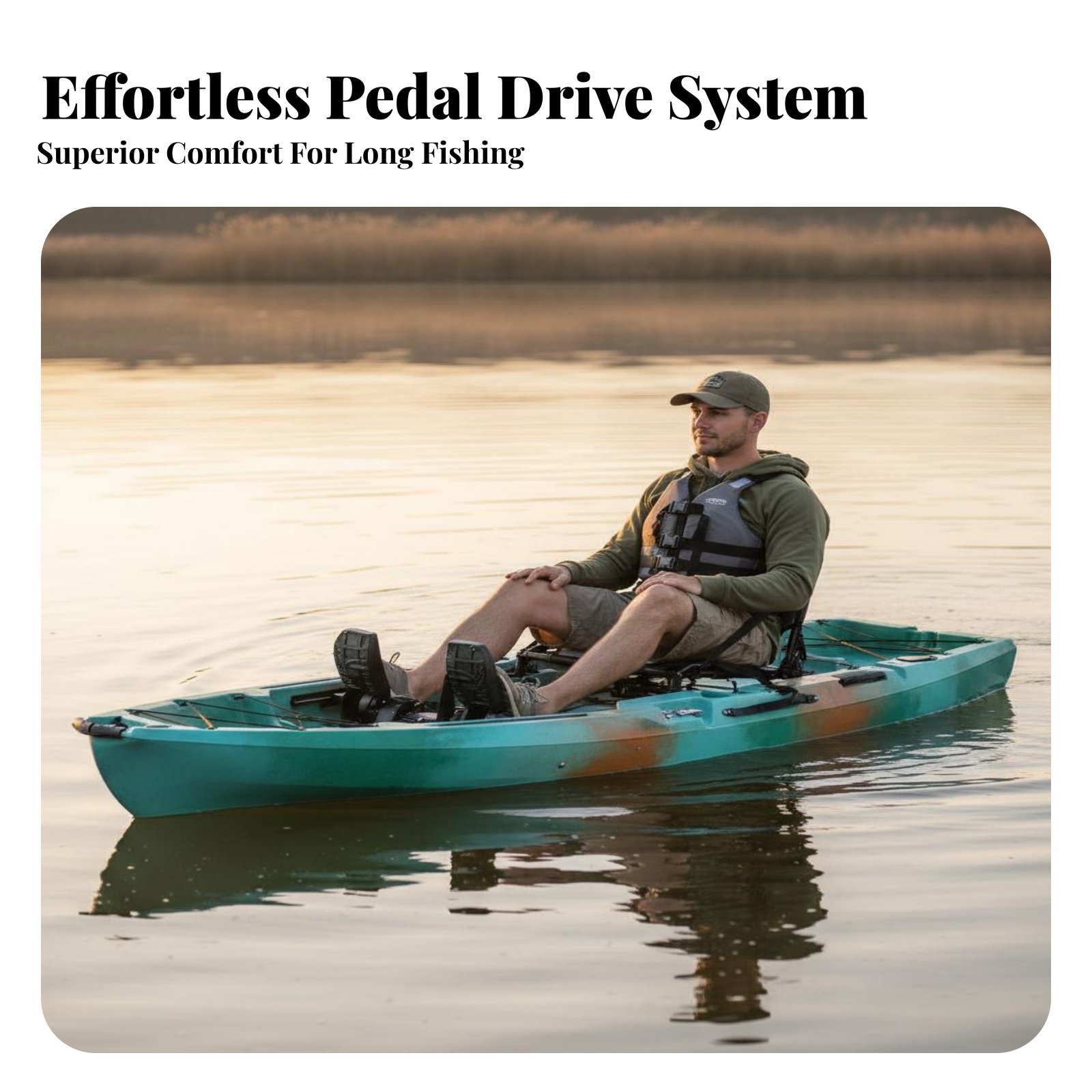Pedal Drive Fishing Boat Folda - Fishing Kayak Pedal Drive incelemesi ve fiyatı