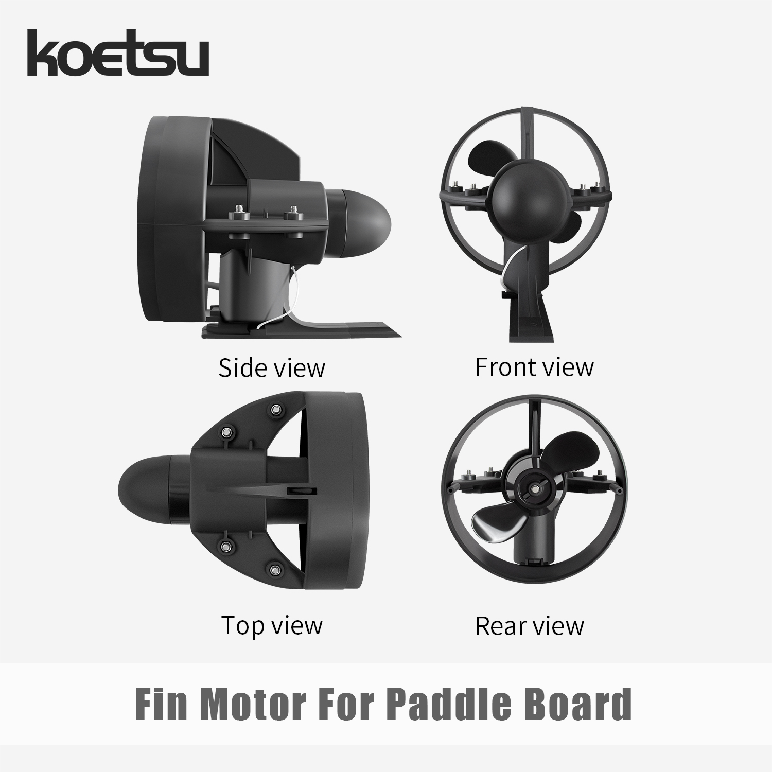 KOETSU paddle board underwater - Fishing Kayak Trolling Motor incelemesi ve fiyatı
