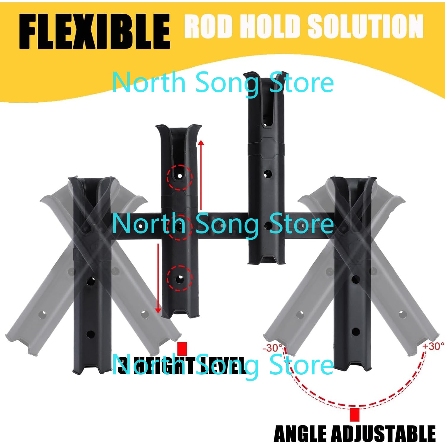 Adjustable Fishing Rod Holders - Fishing Kayak Crate incelemesi ve fiyatı