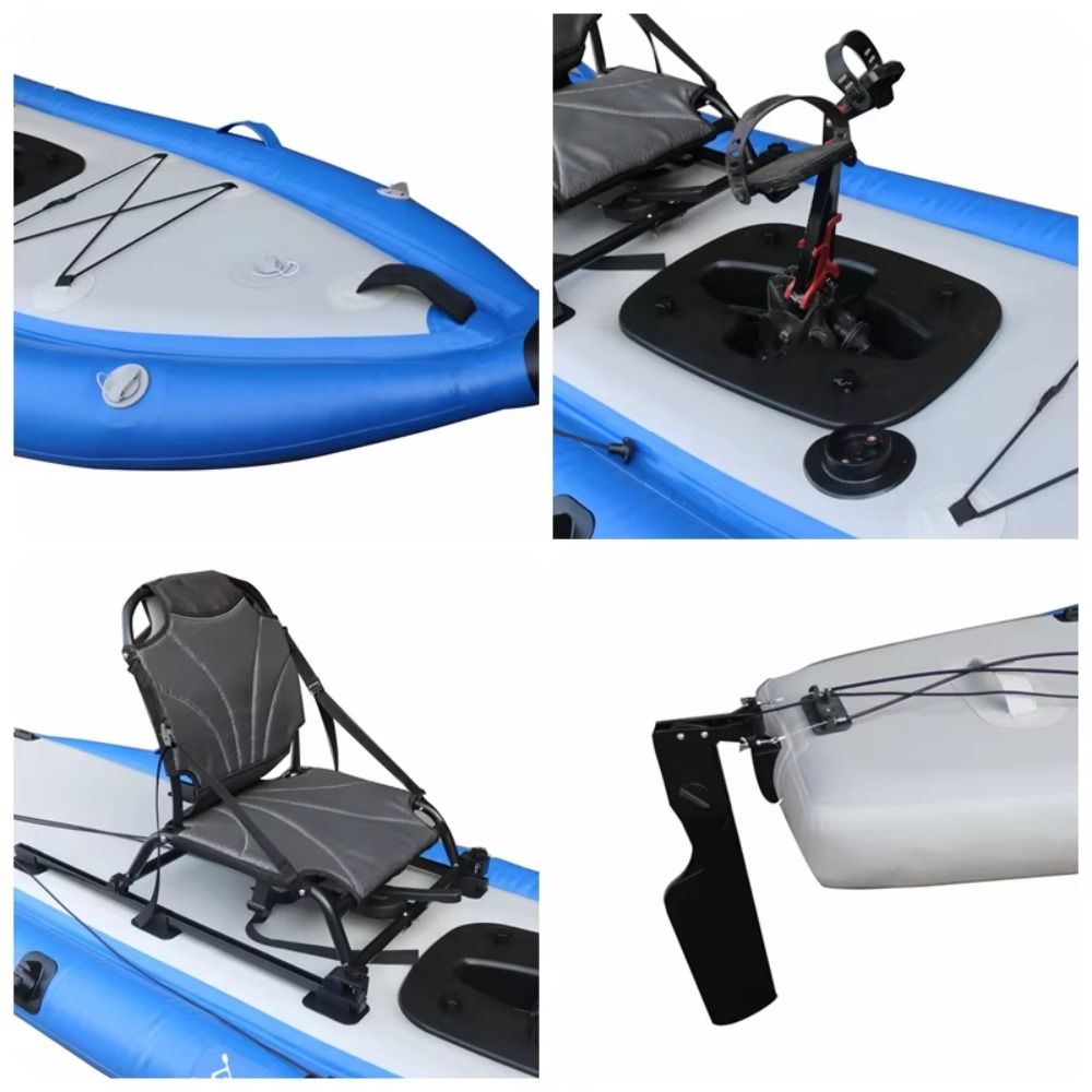 12ft Single Sit-On-Top Inflata - Fishing Kayak Pedal Drive incelemesi ve fiyatı
