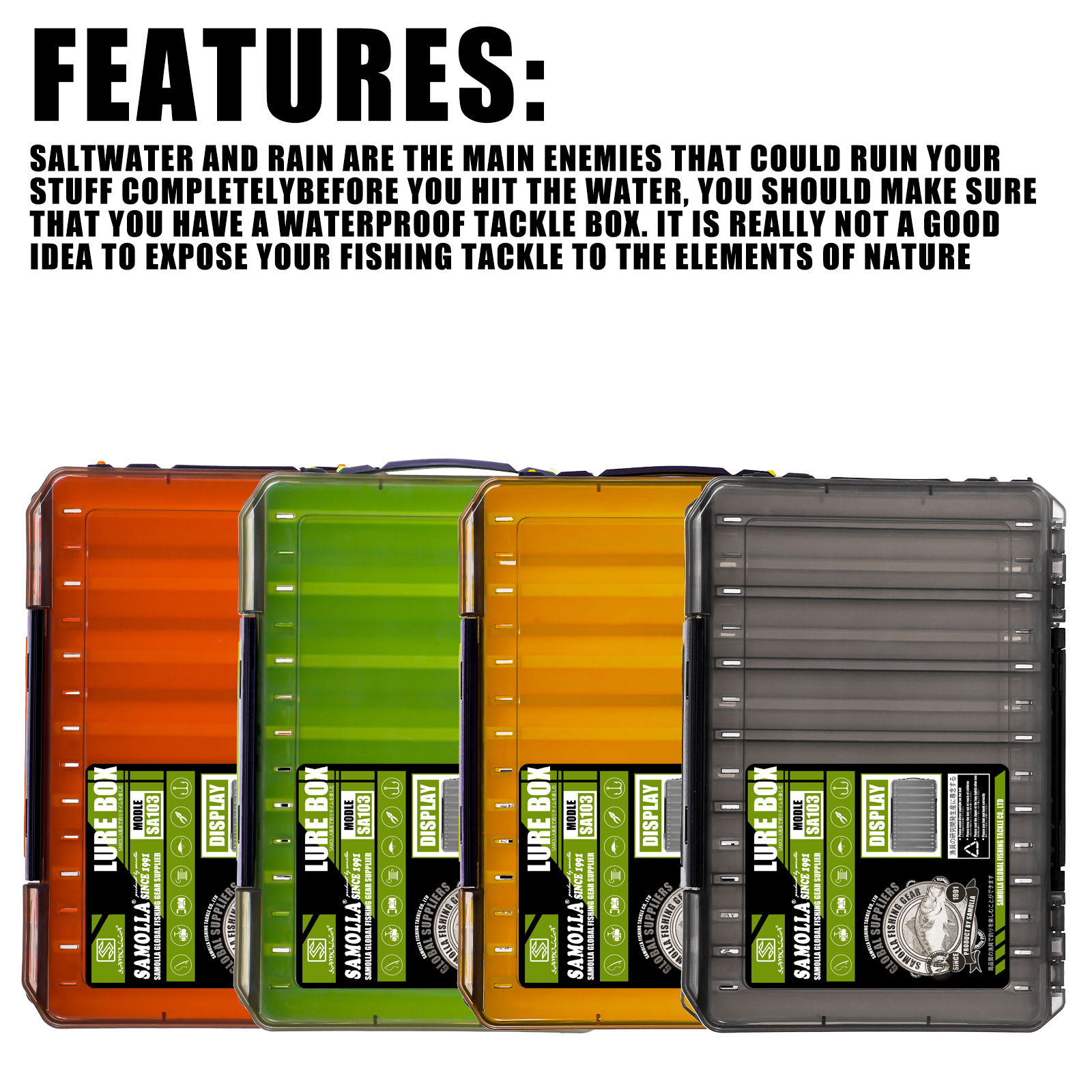 Double Sided Lure Baits Box Fi - Fishing Kayak Crate incelemesi ve fiyatı