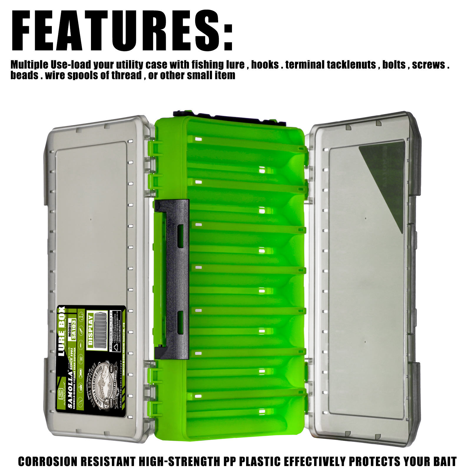 Double Sided Lure Baits Box Fi - Fishing Kayak Crate incelemesi ve fiyatı