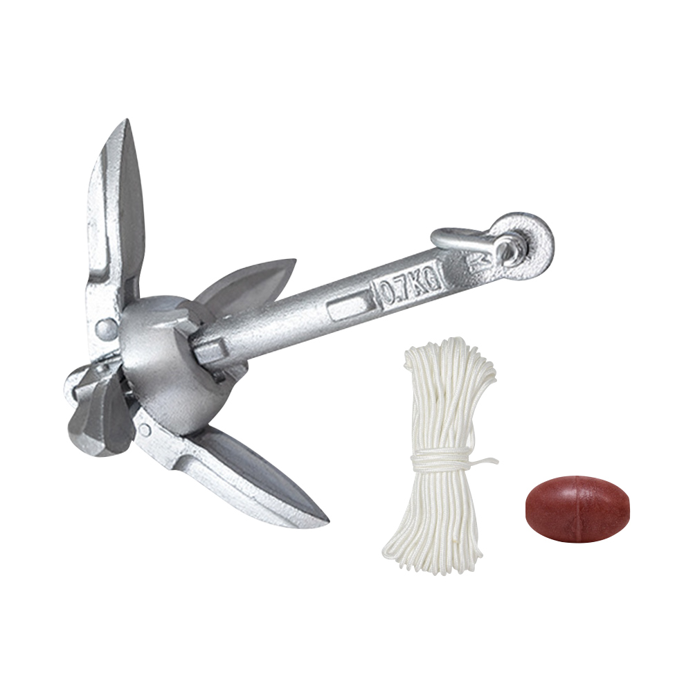 0.7KG 1.5KG Grapnel Anchor wit - Fishing Kayak Anchor incelemesi ve fiyatı