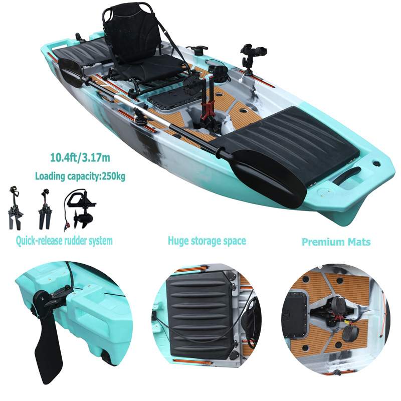 10FT Single Seat LLDPE Sit On  - Fishing Kayak Sit In incelemesi ve fiyatı
