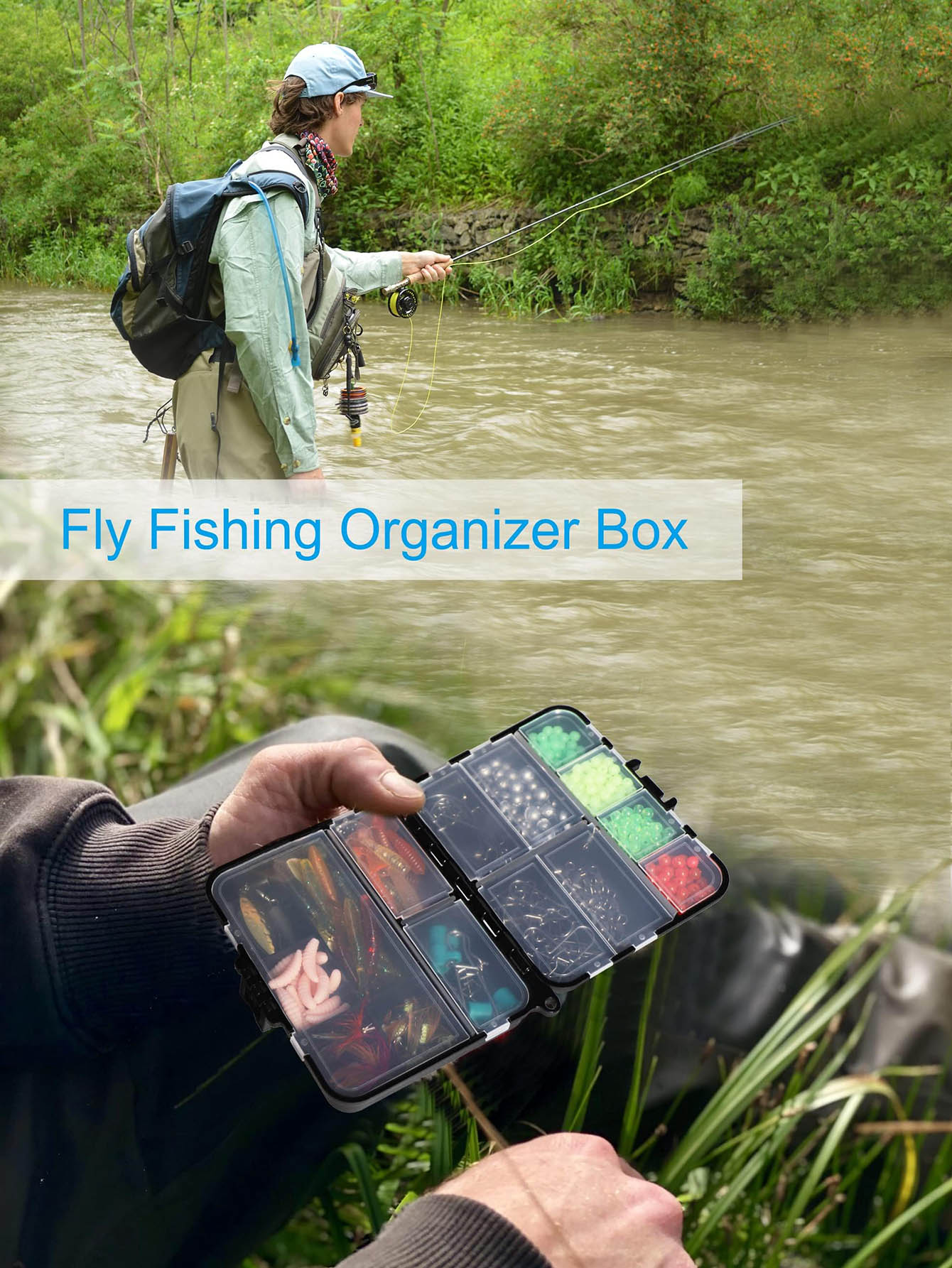 Small Tackle Box Organizer Min - Fishing Kayak Crate incelemesi ve fiyatı